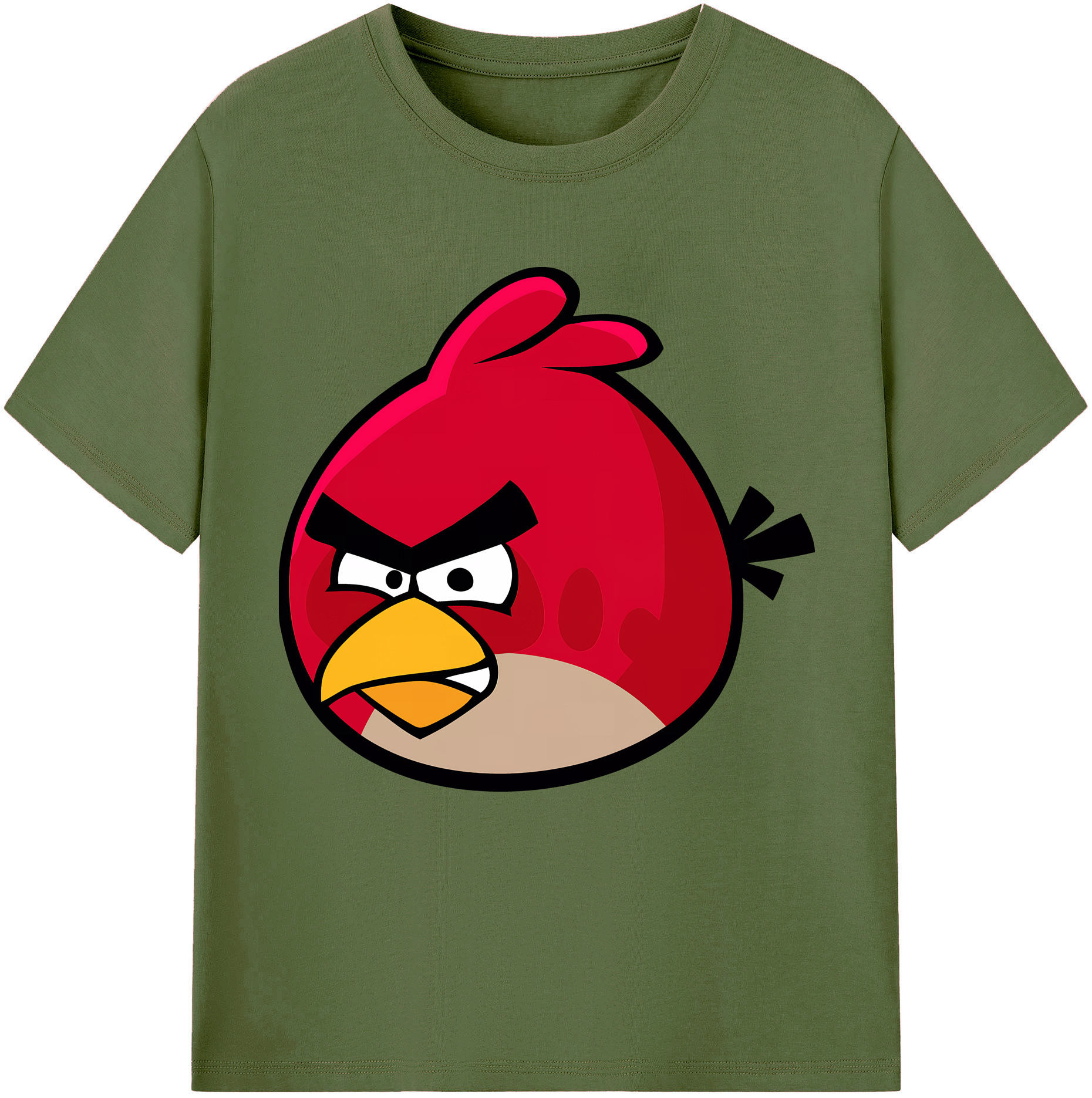 （画像用） Angry Birds アングリーバード 綿100％半袖Tシャツ（フロントプリント）